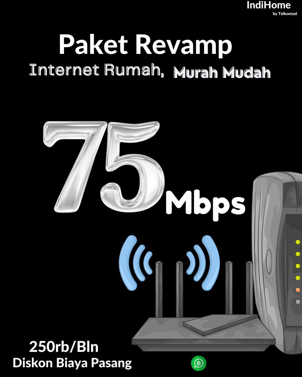 Gambar Paket Revamp 75Mbps
